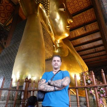 de grote liggende Boedha in Wat Pho Bangkok